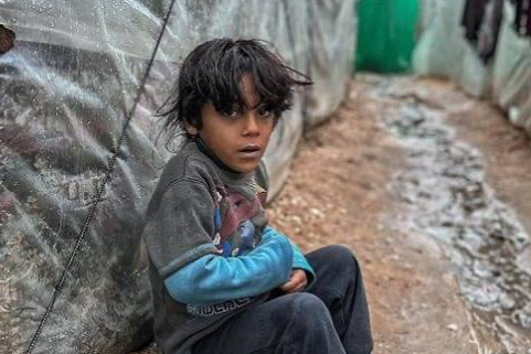 حملة إنشاء مخيم لأيتام في شمال غزة